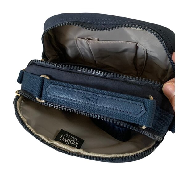 brand new reduced Kipling CANDY Handbag convertible to backpack deep blue navy - Picture 8 of 14